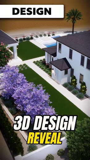 2.3K views · 45 reactions | 3D Backyard Preview We just kicked off a new project! This realistic 3D design showcases the vision for a stunning backyard we’re creating. Stay tuned to see it come to life! #3ddesign #architectureproject #backyarddesign #3dlandscape #outdoordesigns | Rivers Landscape Construction Inc. | Facebook