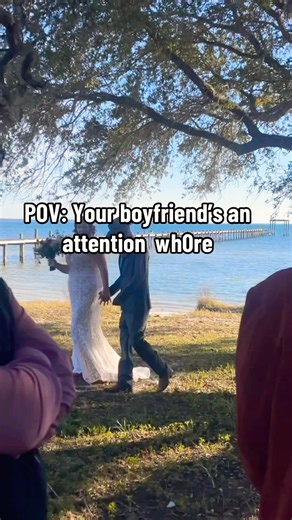Wearing white to a comedian friend’s wedding #comedians #funny #fyp #explorepage #prank #bride #joke