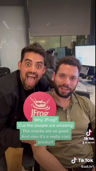 למה JFrog? כי אנחנו מתים על JFrog🐸 יאללה בואו להייטק אנחנו מגייסים!#fyp #מציאתעבודה #הייטק