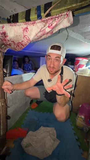In Manila, there is a hidden tunnel with 100 families living in it, directly underneath the freeway. Full story of this resilient community is now live on my channel - Link in bio to watch 🙏 | Drew Binsky
