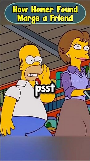 How Homer Found Marge a Friend