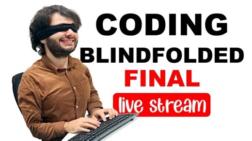 Blindfolded Live Coding @Vsauce's Emordnilap Machine in JS (we also talk about the channel ending)