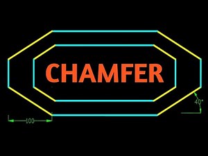 🔥Chamfer command in autocad !🔥 How to use Chamfer Command in Autocad Chamfer command tutorial