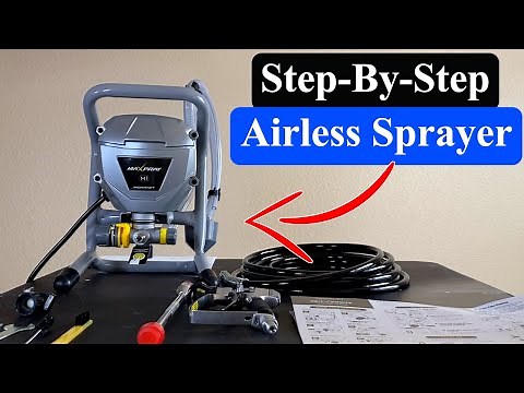 How to Use Maxpray M1 Airless Paint Sprayer by InoKraft - How to Use an Airless Sprayer