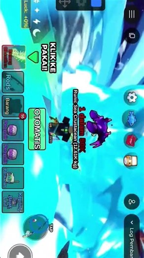 wow lumayan lh dapat yang merah 🦀 #fishit #roblox