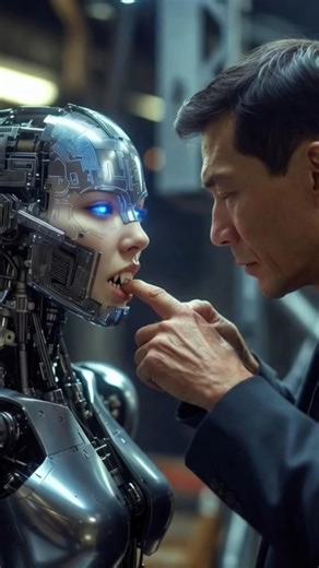 AI robot showcase. #robot #robotics #fashionweek #shortvideo #ias