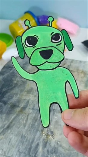 Unboxing Modelling DIY Clay & Gog The Alien Green Dog with Clay ✨