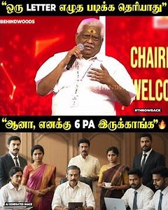 “ஒழுங்கா எழுத படிக்க தெரியாது.. எனக்கு 6 PA இருக்காங்க" 😳🔥