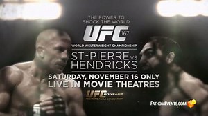 UFC 167: Live in Theaters | UFC