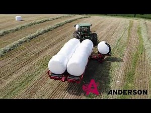 RBMPRO2000 self-loading wrapped silage bale mover, Albemarle, NC, USA, April 2019