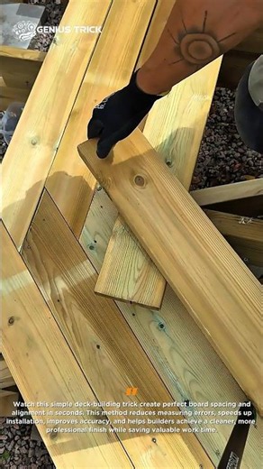 Deck Builders Hate This #ConstructionHack #WoodworkingTips #DIYProjects