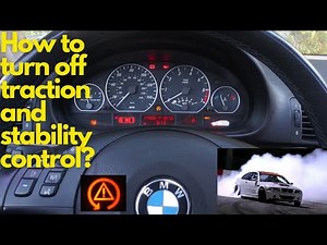 How to turn off traction and stability control on BMW e46!
