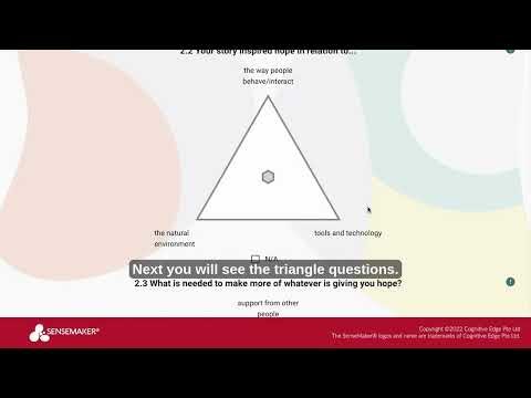 SenseMaker onboarding with subtitles (emotions project)