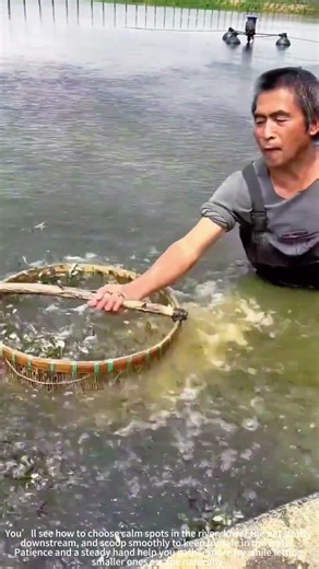 River Fry Fishing with Net! 🐟🕸️