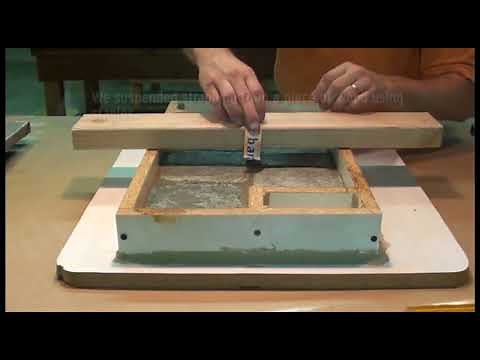 Cómo hacer un molde para estampado de cemento con el poliuretano Polytek 75-80