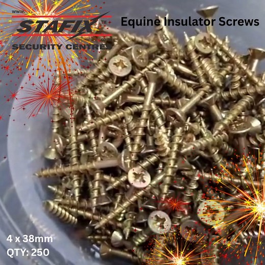 13 reactions |  New Product Alert!  We’re excited to introduce our latest addition — Equine Insulator Screws! ✨ | Stafix Electric Fence and Security Centres in South Africa | Facebook