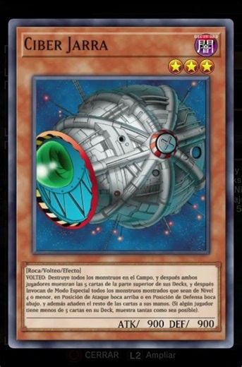 Yugioh Cyber ​​Jar Darkness Type Card