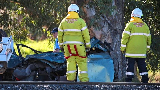 Brunswick car vs train crash