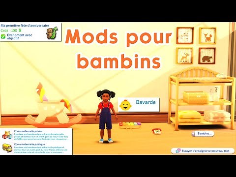 Toddler Mods in The Sims 4: Traits, Kindergarten, New Toys...