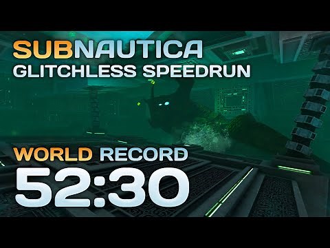 [World Record] Subnautica Glitchless Speedrun - 52m30s