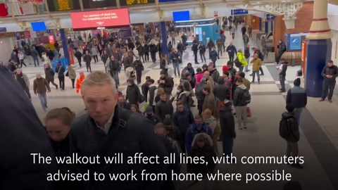 Commuters battle against tube strikes in London