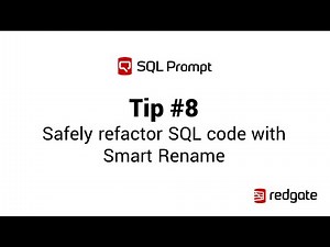 SQL Prompt - SmartRename