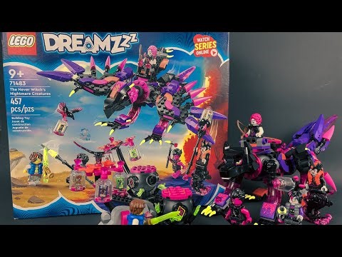 LEGO DreamZzz The Never Witch’s Nightmare Creatures REVIEW & SPEED BUILD | Set 71483
