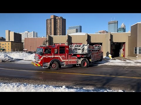 Minneapolis Fire - Station 6 Responding (Engine 6, Ladder 11, Chief 1)