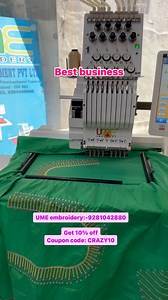 Contact to 9281042880 for more details New year offer 10% off Promo Code? Coupon Code: CRAZY10 UME Computerized Embroidery Machinery Store name: SVS Sewing Equipment Pvt. Ltd Address: Shop no:1, Ground Floor, Panchasheela Towers, Near CTC building, Parklane, Secunderabad, Telanagana #instagram #instagramreels #reelsinstagram #viral #trending | Crazy mowa official