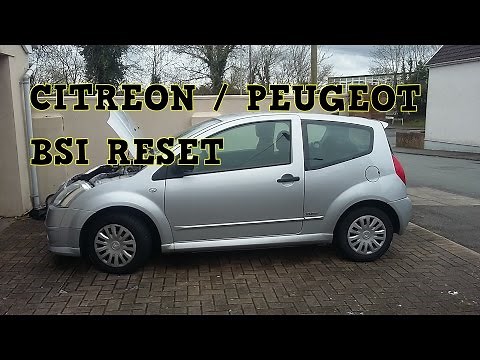 CITROEN PEUGEOT BSI RESET STEP BY STEP / Procedure in Description