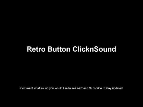 Retro Button Click Sound
