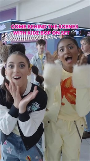KIDZ BOP on Instagram: "Come behind the scenes with the KIDZ BOP Kids on set 🎬 Want to match the KIDZ BOP Kids? Shop the NEW KIDZ BOP collection with @characterdotcom 🤩🎶 #linkinbio Watch all KIDZ BOP 52 music videos now on @youtube Filmed at @bubbleplanetexperience"