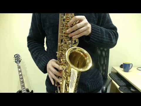 Palm Key D on Saxophone and how to play D Major over 2 octaves (Saxophone Lesson BC303)