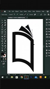 Book logo design | #adobeillustrator #graphics #book #logo
