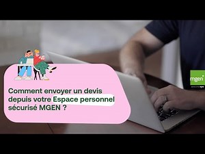 Envoyer un devis depuis son Espace personnel sécurisé MGEN