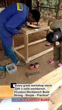 🛠️ DIY Workbench Build Strong • Simple • Practical