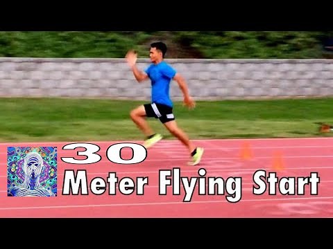 30 Meter Flying Start - How to test your top running speed.