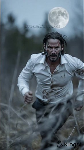 The Werewolf Keanu Made by @klingai_official Turbo Start & End Frame. In the moonlight, his shadow stretches unnaturally long, and an ancient hunger flickers in his eyes. Keanu Reeves — mysterious, silent, always one step ahead of the world — hides a secret that could shake the balance of the night. When darkness falls over the city, his human face gives way to his wolf nature, and he becomes the guardian of the thin line between hunter and monster. He asks for no glory. He wants no witnesses. H