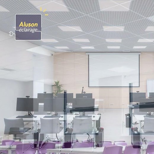 Aluson - Une large gamme de dalles LED pour vos projets tertiaires et autres