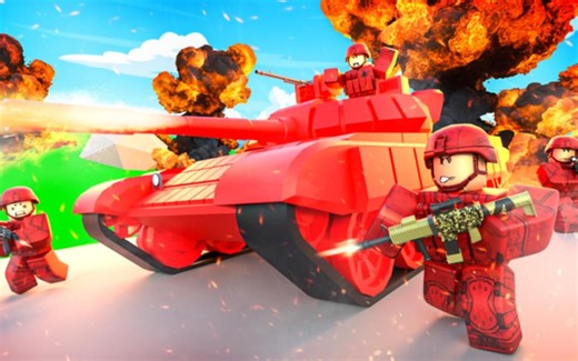 Roblox基地战争模拟器：升级战斗机坦克！乐高刺激战场！小格解说