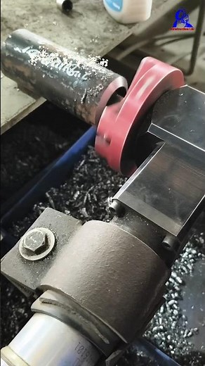 Pipe beveling with hydraulic machine | small pipe beveling
