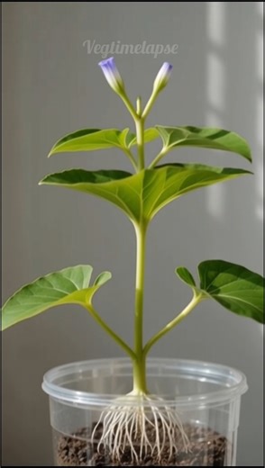 Most Satisfying Morning Glory Timelapse Ever! 🌸🔥 #shortvideo #shortsviral #shorts