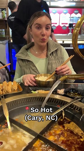 📍So Hot (Cary, North Carolina) 🔥🤤 #hotpot #cary #919 ##charlottenc #nctiktok #northcarolina #charlotte #704 #980 #cltnc #ncfood #nc #ncgems #nccheck #queencity #charlottefood #ncbucketlist #travel #visitnc #carync #raleighnc #raleigh #919 #910 #icecream #ncinfluencer #durham #greensboro #greensboronc #southend #rdu