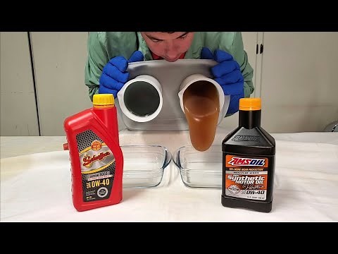 Schaeffer's SUPREME 9000 vs AMSOIL 0W-40 Cold Flow Synthetic Oil Test