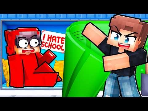 I Built a Secret Room to Hide from My Bully!