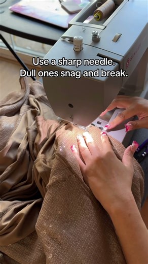 My top tips for sewing sequins!