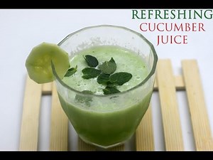 Quick and easy homemade cucumber juice recipe