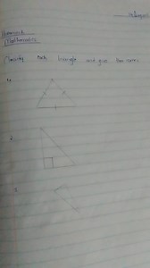 Classify each triangle and give their names.... | Filo