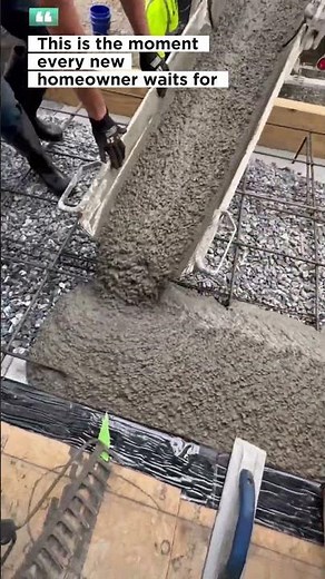 Fresh concrete means real progress