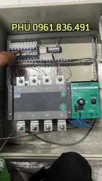 Testing the Aisikai 400A4P circuit breaker with Smartgen HAT530 #mayphatdienhoangkim #mayphatdien...